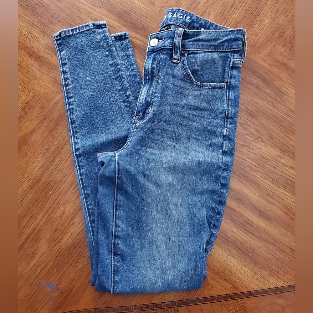 American Eagle super hi-rise jegging 2 regular